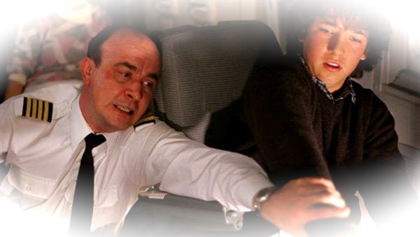 Escena simulada de la cabina del A310 con Eldar a los mandos